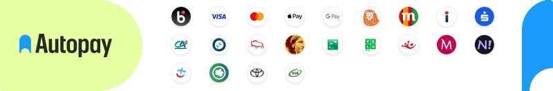 Płatności online Autopay: BLIK, karty Visa i Mastercard, Apple Pay, Google Pay i szybkie przelewy bankowe