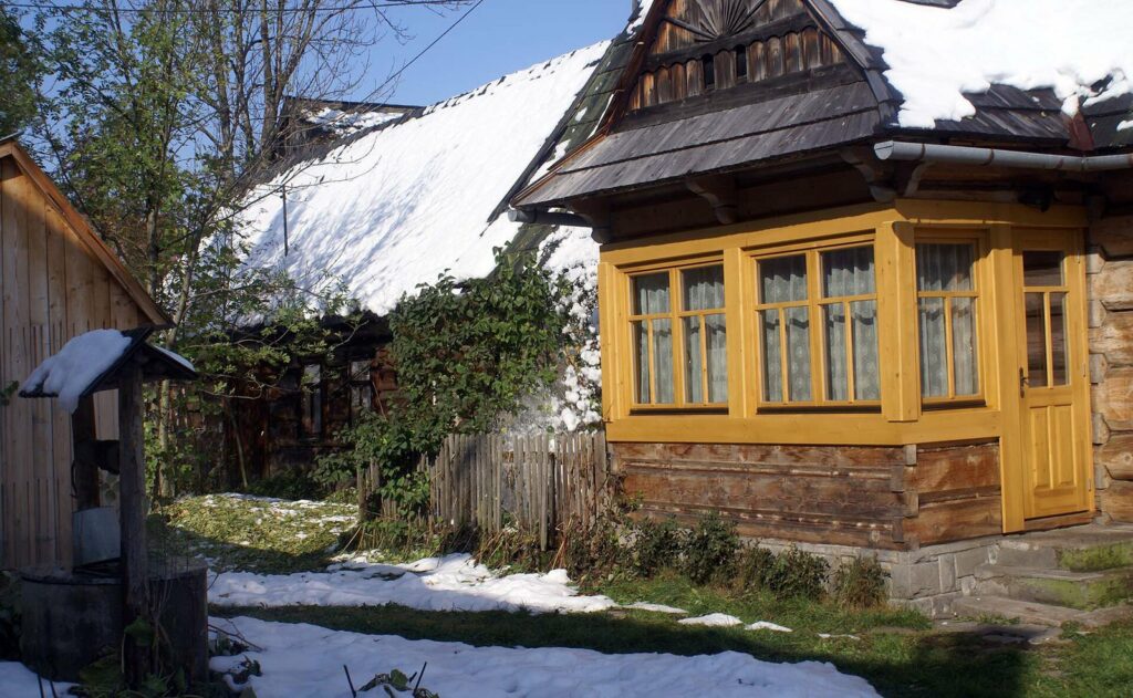 Drewniana zabudowa Chochołowa