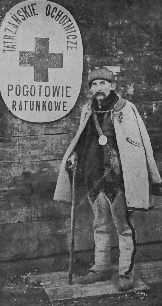 Klemens Bachleda, przewodnik tatrzański i ratownik TOPR, 1909