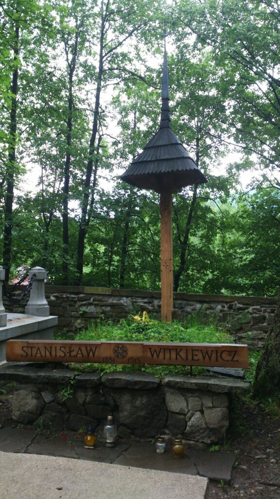 Grób Stanisława Witkiewicza na Pęksowym Brzyzku