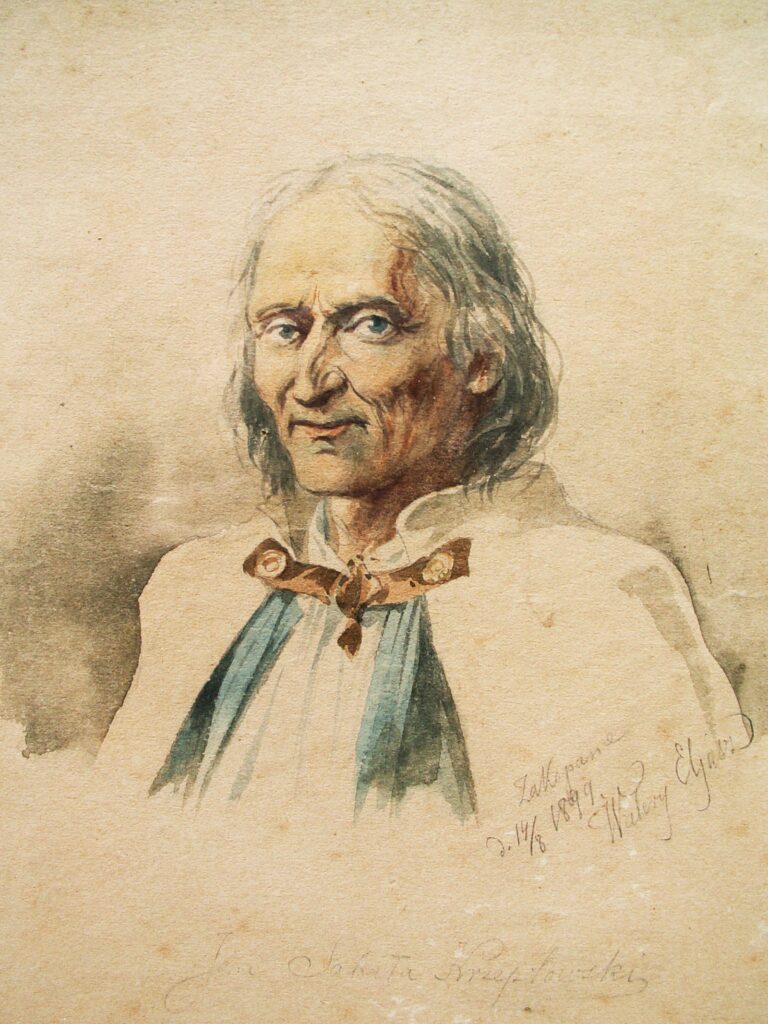 Jan Krzeptowski Sabała – portret z 1889 roku