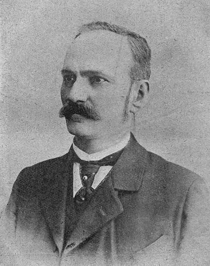 Portret Oswalda Balzera, obrońcy praw Galicji w procesie o Morskie Oko