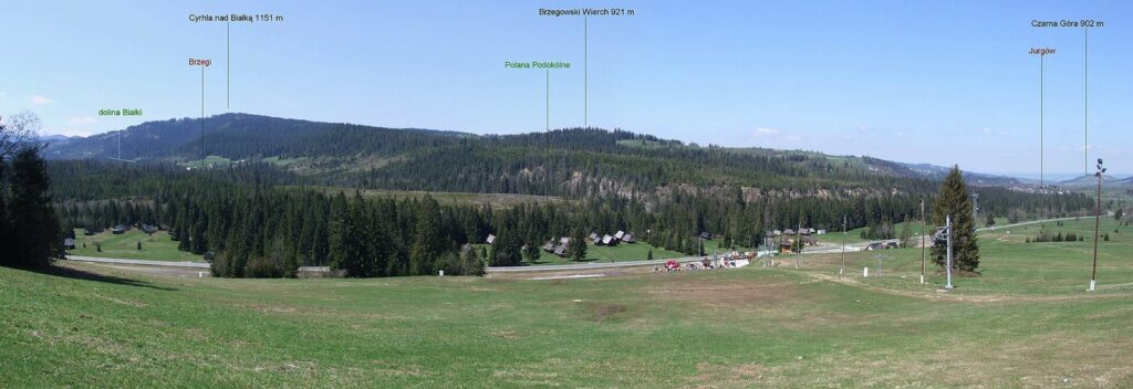 Pogórze Bukowińskie (Gliczarowskie) – widok znad Jurgowa