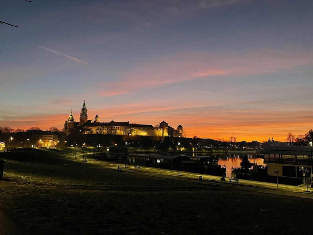 Waweli loss Visla kohal koidikul