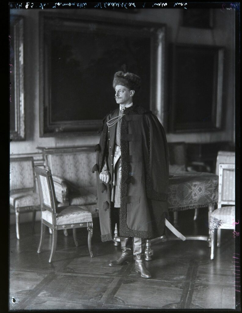 Hrabia Władysław Zamoyski na fotografii z lat 1893–1900